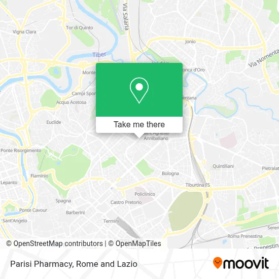 Parisi Pharmacy map
