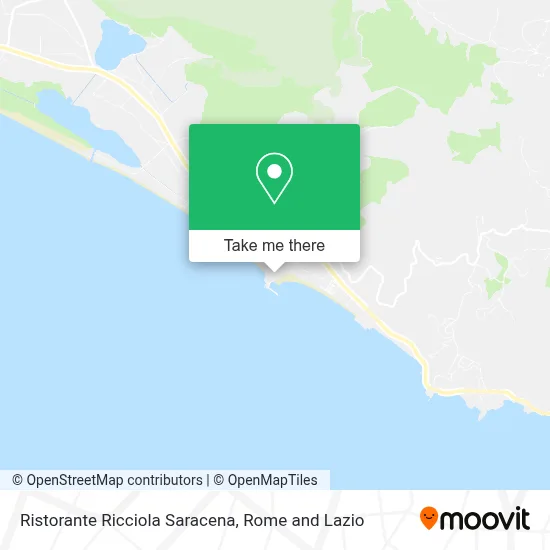 Ristorante Ricciola Saracena map