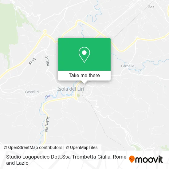 Studio Logopedico Dott.Ssa Trombetta Giulia map