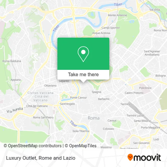 Luxury Outlet map