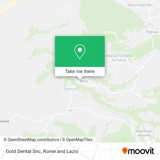 Gold Dental Snc map