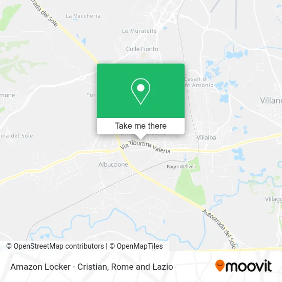 Amazon Locker - Cristian map