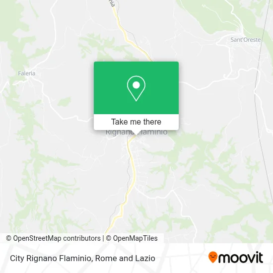 City Rignano Flaminio map