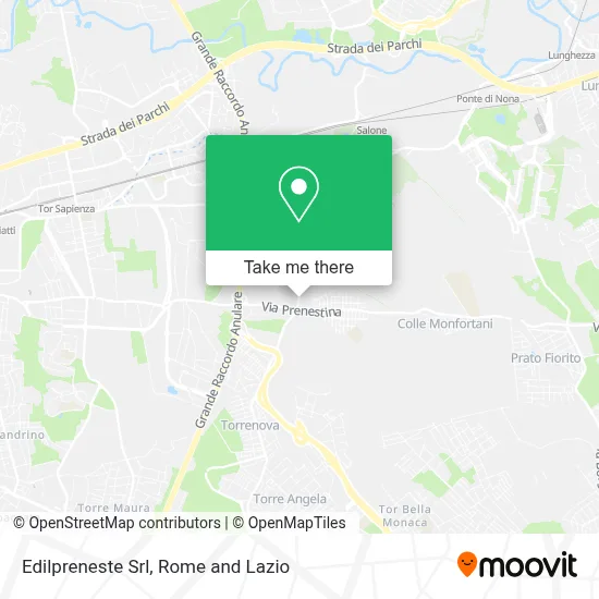 Edilpreneste Srl map