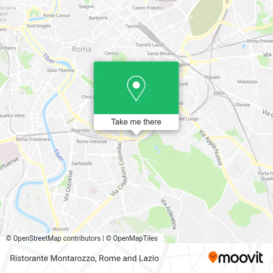 Ristorante Montarozzo map