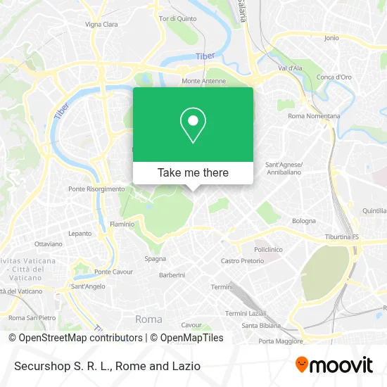 Securshop S. R. L. map