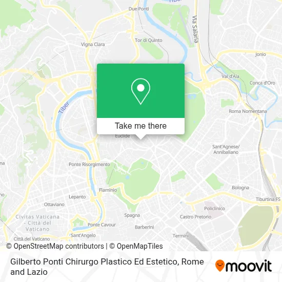 Gilberto Ponti Chirurgo Plastico Ed Estetico map