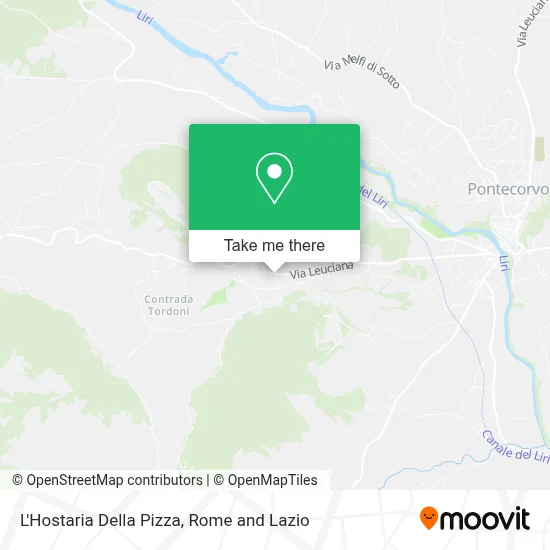 L'Hostaria Della Pizza map