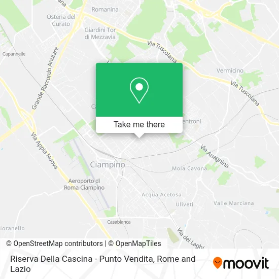 Riserva Della Cascina - Punto Vendita map