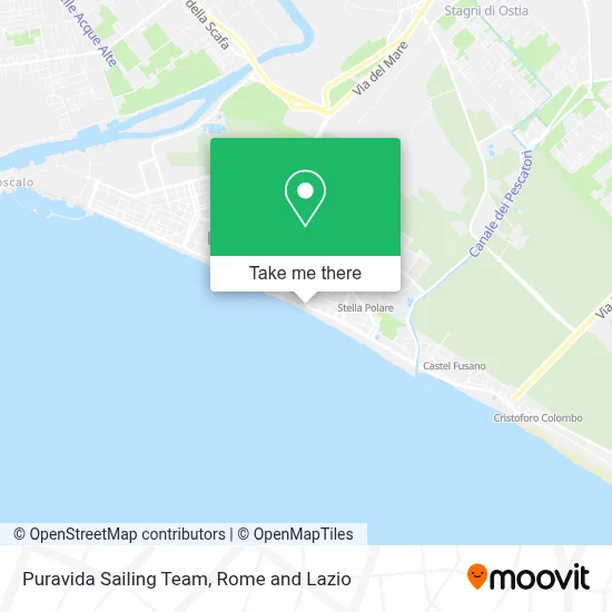 Puravida  Sailing Team map