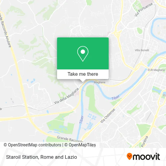 Staroil Station map