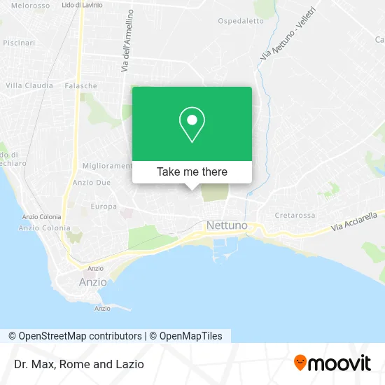 Dr. Max map