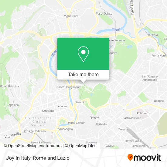 Joy In Italy map