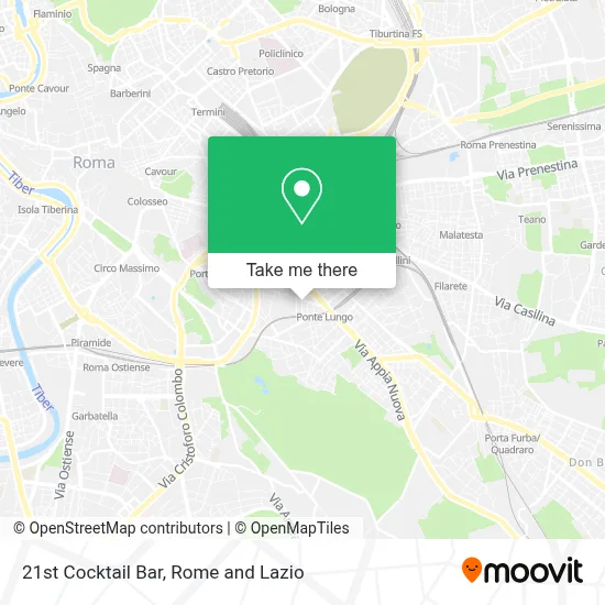 21st Cocktail Bar map