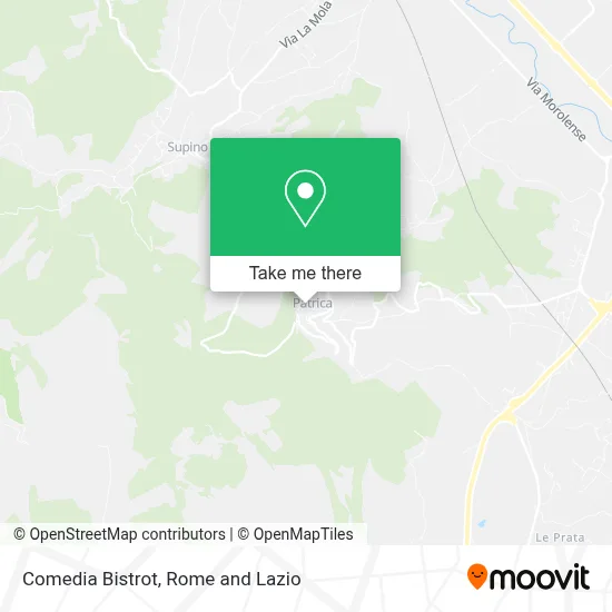 Comedia Bistrot map