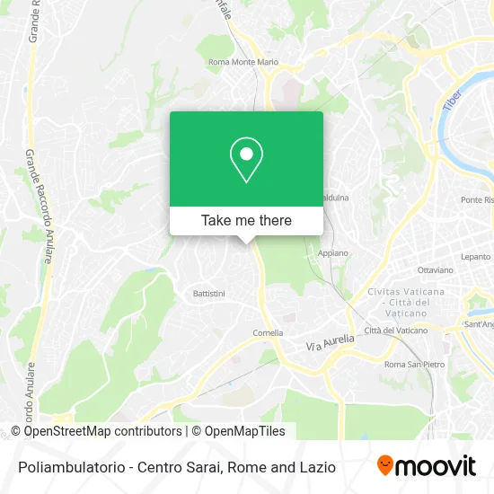 Poliambulatorio - Centro Sarai map