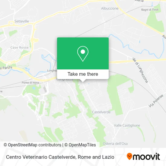 Centro Veterinario Castelverde map