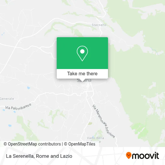 La Serenella map