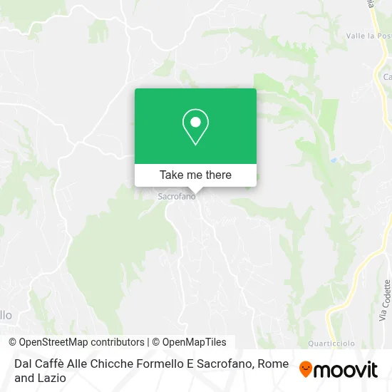 Dal Caffè Alle Chicche Formello E Sacrofano map