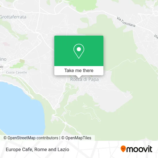Europe Cafe map