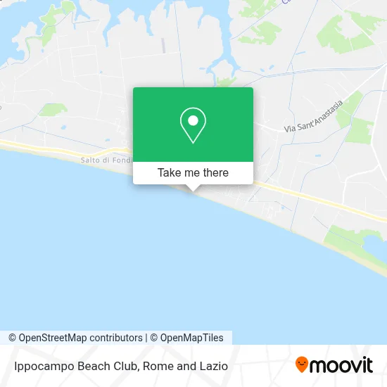 Ippocampo Beach Club map
