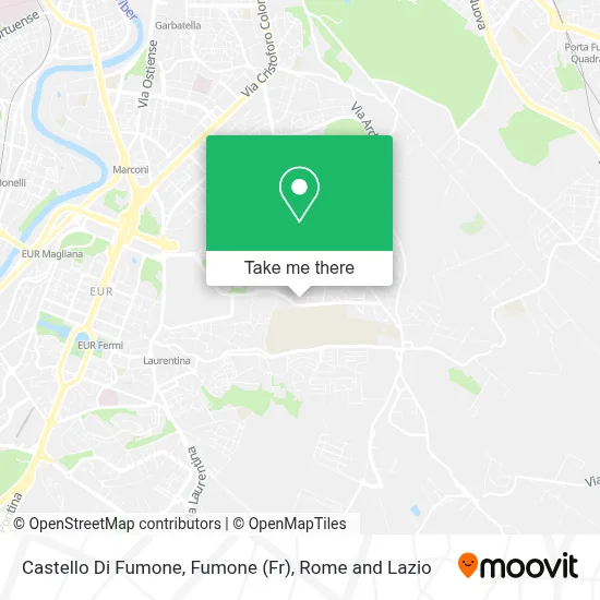 Castello Di Fumone, Fumone (Fr) map