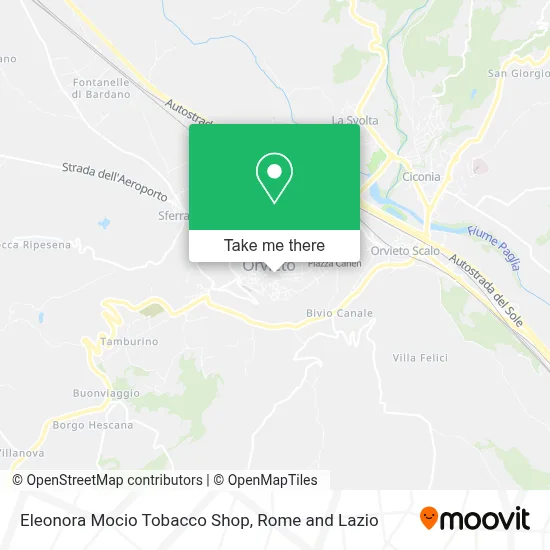 Eleonora Mocio Tobacco Shop map