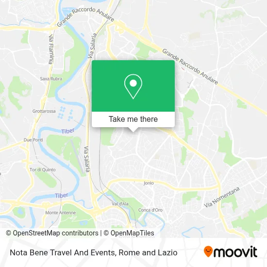 Nota Bene Travel And Events map