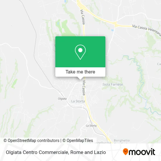 Olgiata Centro Commerciale map
