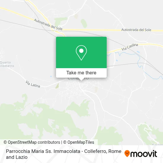 Parrocchia Maria Ss. Immacolata - Colleferro map