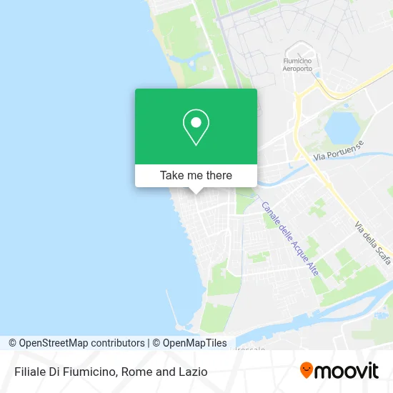 Filiale Di Fiumicino map