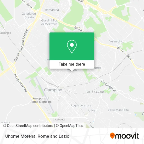 Uhome Morena map