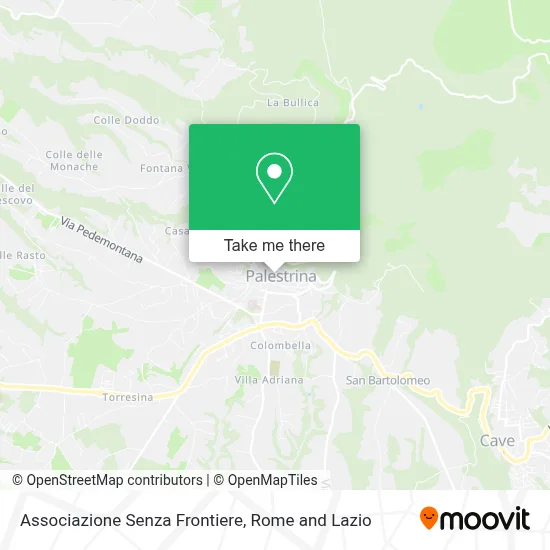 Associazione Senza Frontiere map