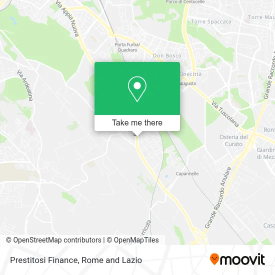 Prestitosi Finance map