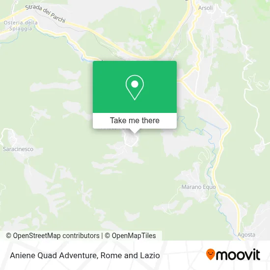 Aniene Quad Adventure map