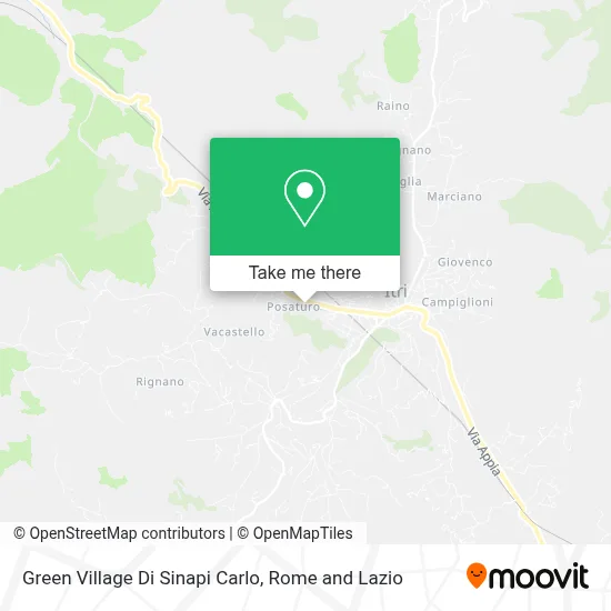 Green Village Di Sinapi Carlo map