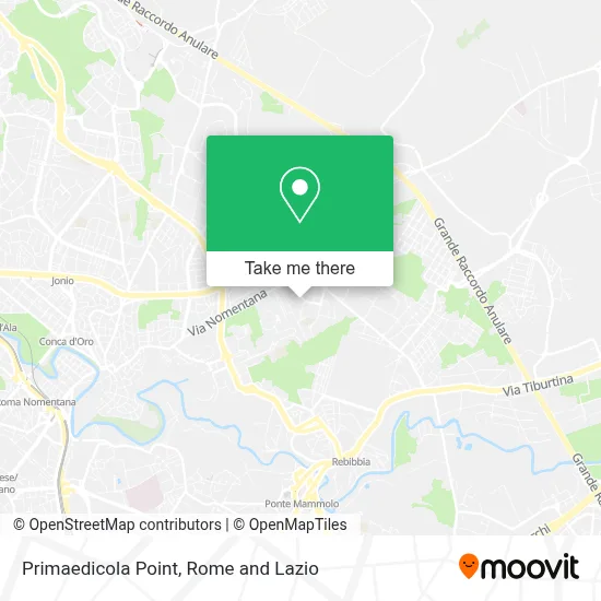 Primaedicola Point map