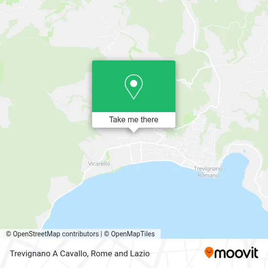 Trevignano A Cavallo map