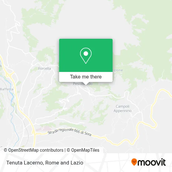Tenuta Lacerno map