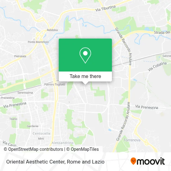 Oriental Aesthetic Center map