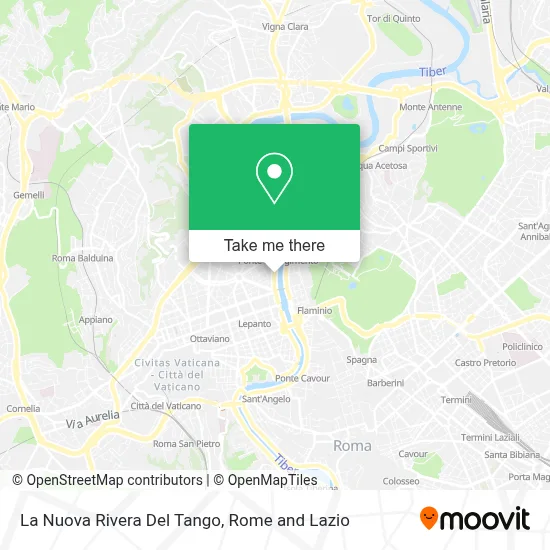La Nuova Rivera Del Tango map