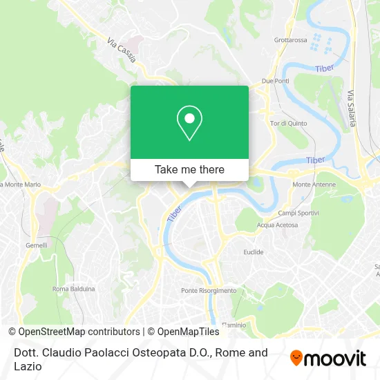 Dott. Claudio Paolacci Osteopata D.O. map