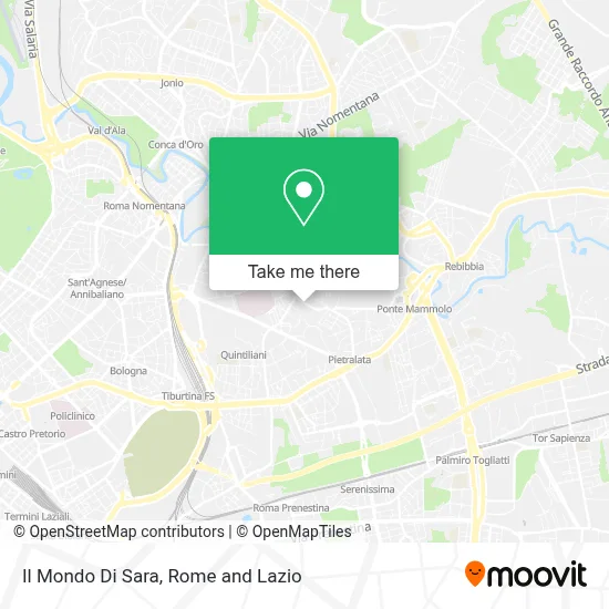 Il Mondo Di Sara map
