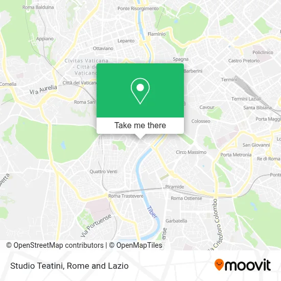 Studio Teatini map