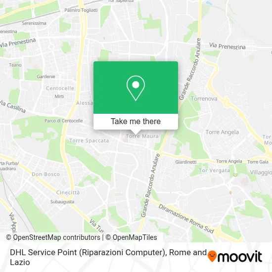 DHL Service Point (Riparazioni Computer) map