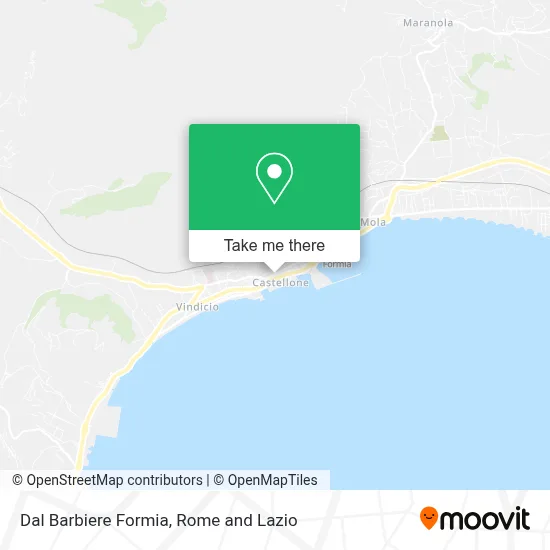 Dal Barbiere Formia map