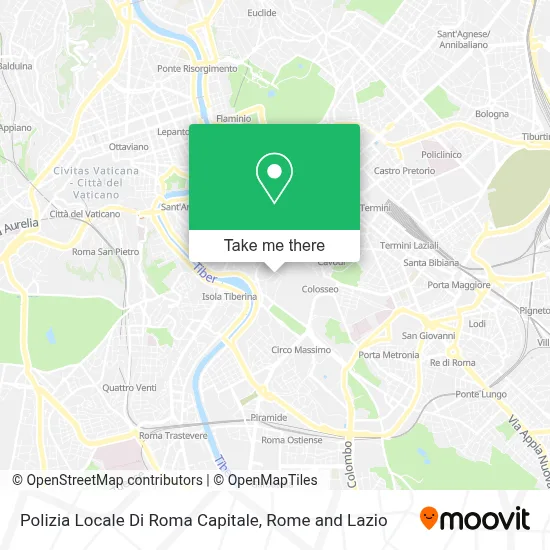 Polizia Locale Di Roma Capitale map