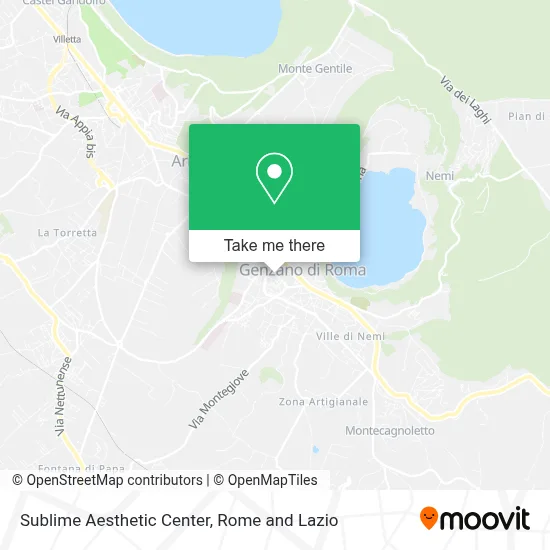 Sublime Aesthetic Center map