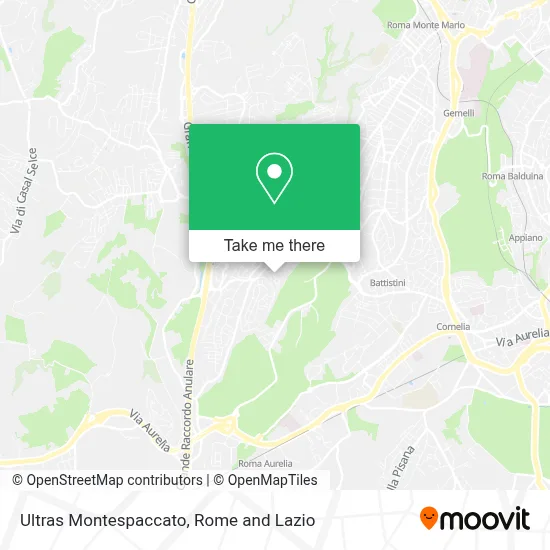 Ultras Montespaccato map