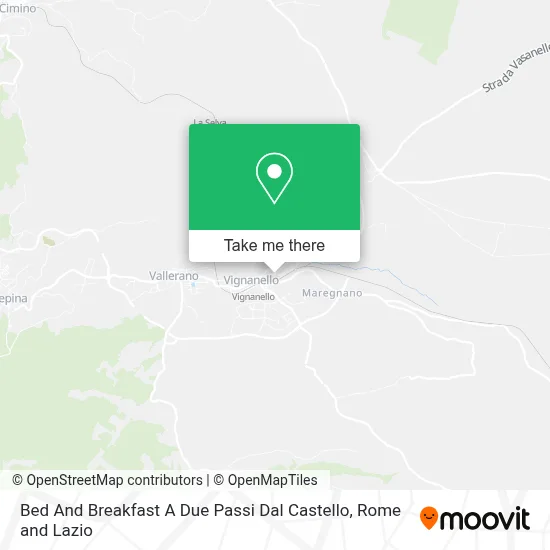 Bed And Breakfast A Due Passi Dal Castello map